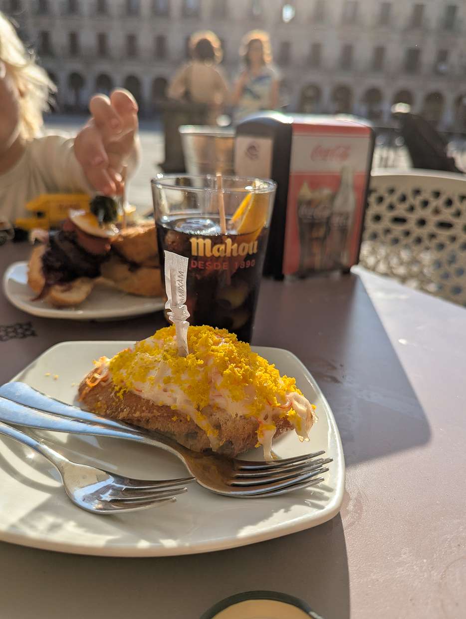 Pintxos eten in Vitoria-Gasteiz