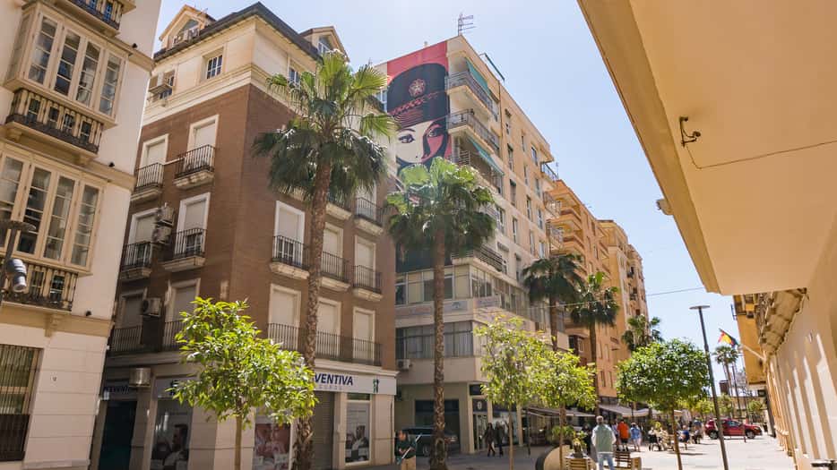 Eén van de leukste wijken van Málaga is El Soho
