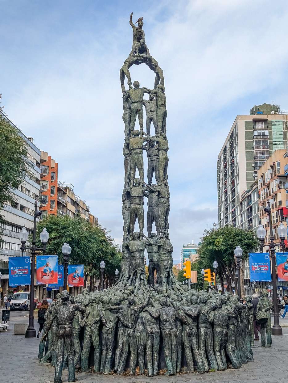 Monumento a los Castellers in Tarragona