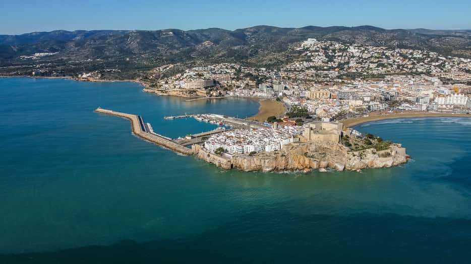 Peñiscola in Spanje 
