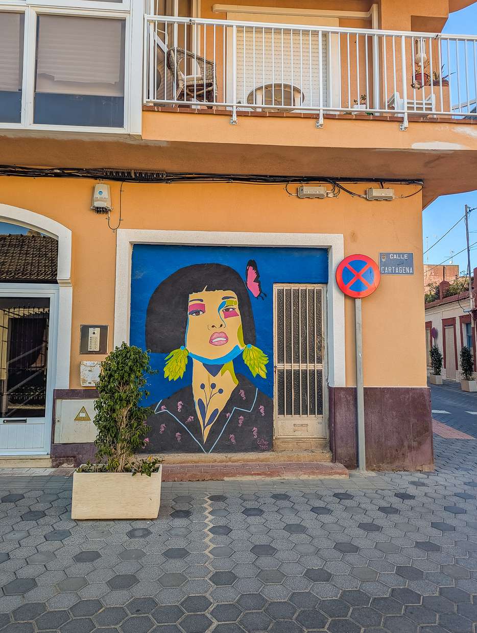 Street art in de regio Murcia