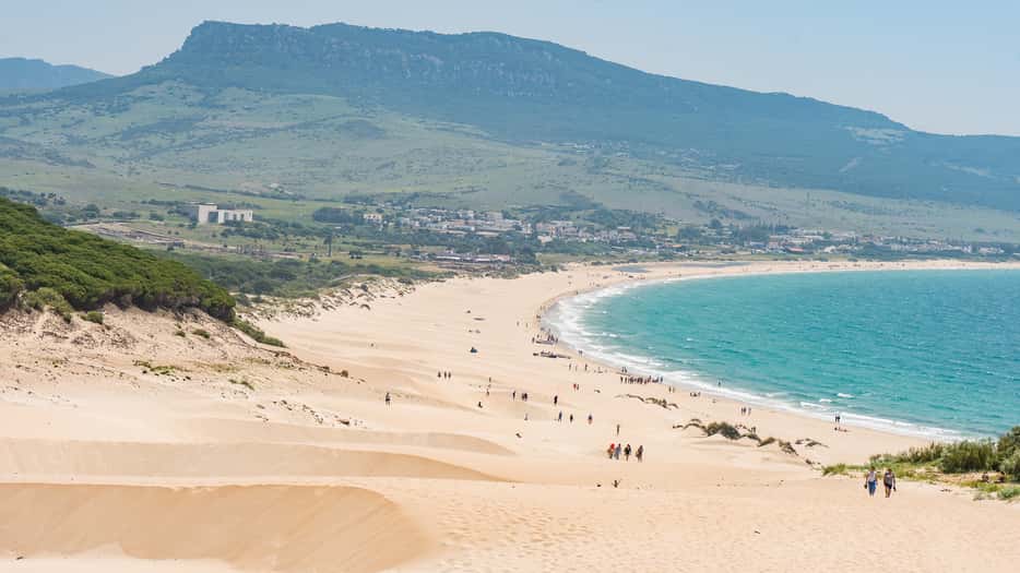 Uitzicht vanaf de zandduin 