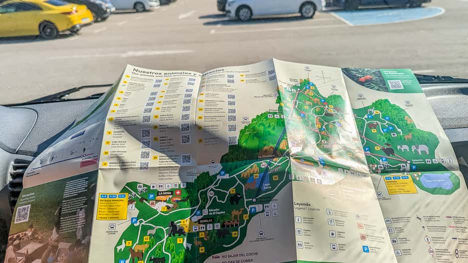 Plattegrond Cabárceno Nature Park