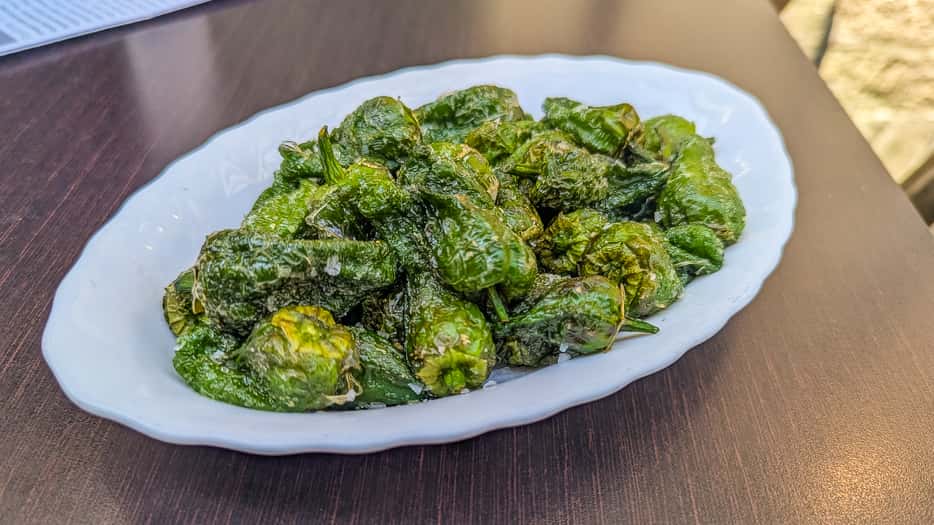 galicische keuken: Pimientos de Padrón